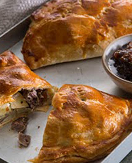 Cornish Pasties with Beer Gravy