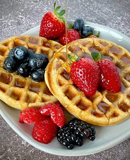 Protein Waffles (Vegan)