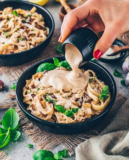 Vegane Carbonara
