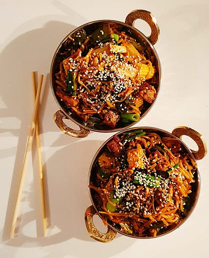 General Tso baked cauliflower 