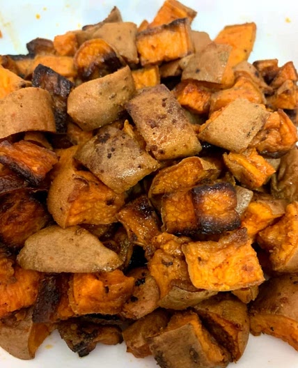 Roasted sweet potato