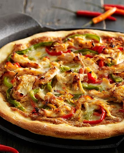 Chicken Satay Pizza