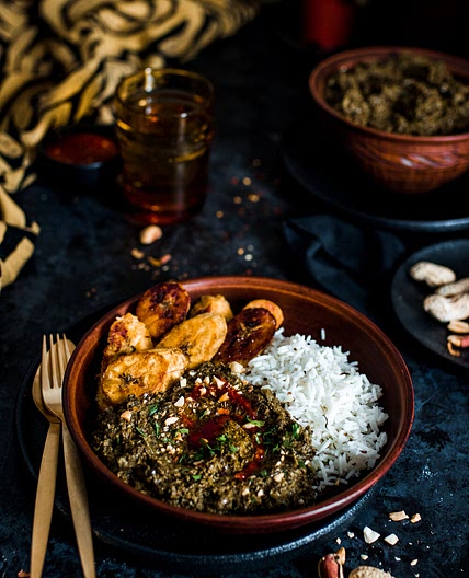 Vegan Saka Saka (Congolese Cassava Leaf & Spinach Stew) — Murielle Banackissa