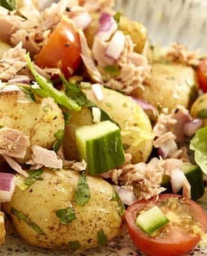 Tuna and potato salad