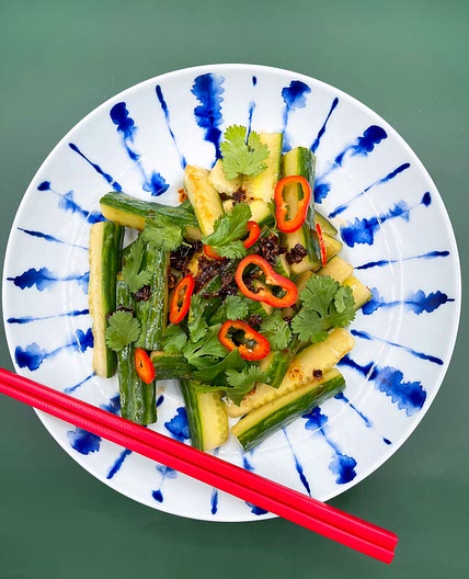 Spicy Pickled Cucumber