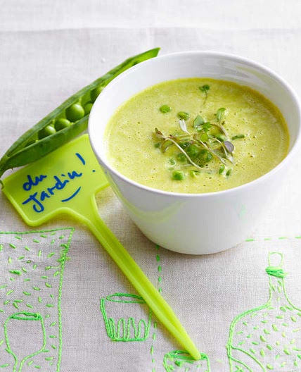 Creamy pea soup