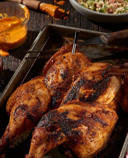 Piri Piri Chicken with Chopped Vegetable Salad