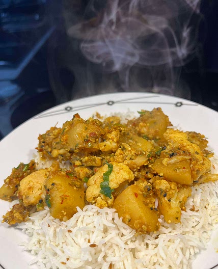 Aloo Gobi / Potato and Cauliflower curry