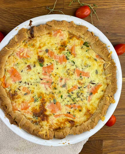 Smoked Salmon Quiche