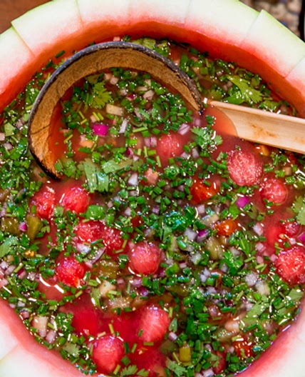 Hill Country Watermelon Gazpacho