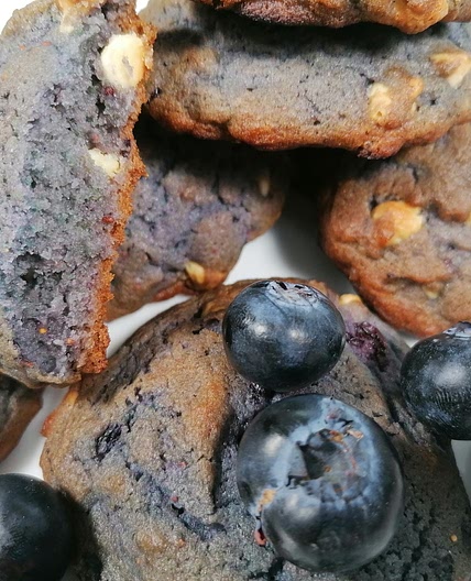 Blueberry cookies! 
Ready in 10 minutes ☑️🍪💯🍀👌💗!!!