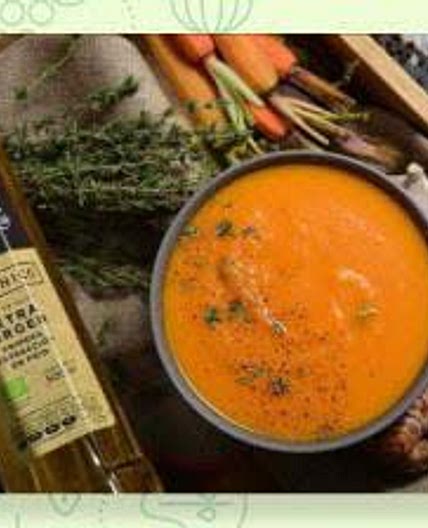 CREMA DE ZANAHORIA CON CÚRCUMA Y JENGIBRE