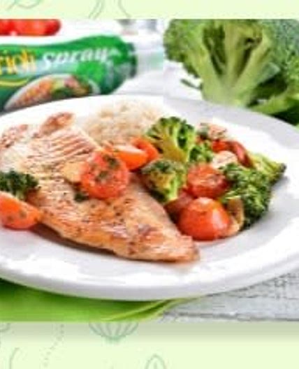 TILAPIA CON BROCOLI, TOMATES CHERRY Y ARROZ INTEGRAL
