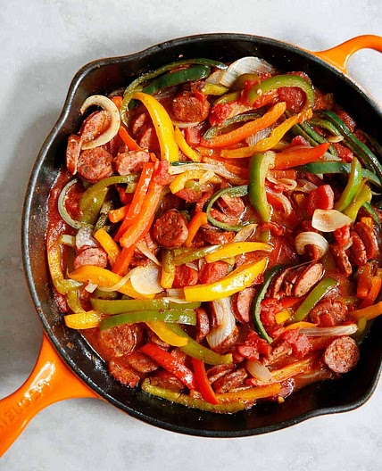 Sausage, Peppers & Onions
