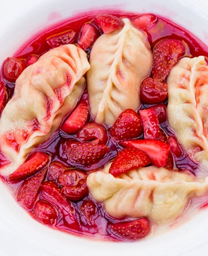 Varenyki | Ukrainian Dumplings with Tart Cherries