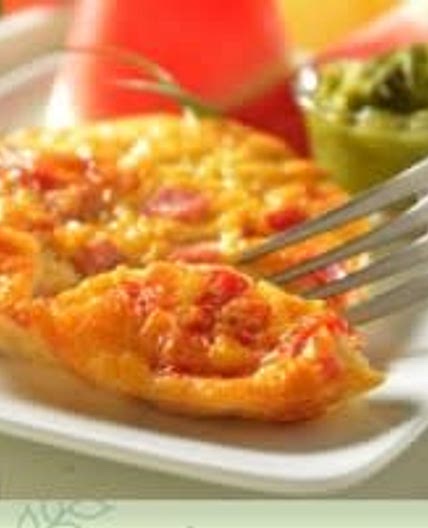 TORTILLA ESPAÑOLA CON JAMÓN