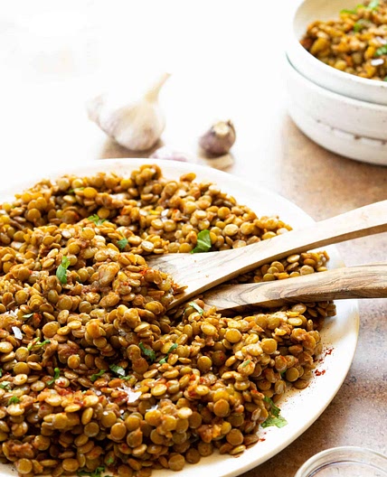 Classic Moroccan Lentil Salad