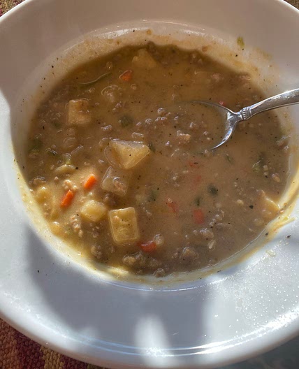 Italian sausage-potato soup