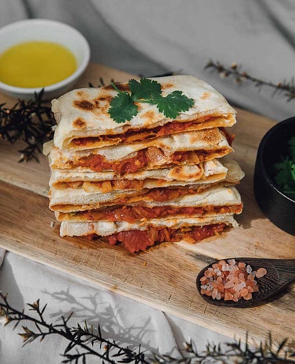 Mahjouba- Algerian Stuffed Crepes