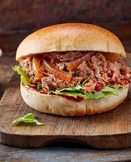 Pulled pork burger