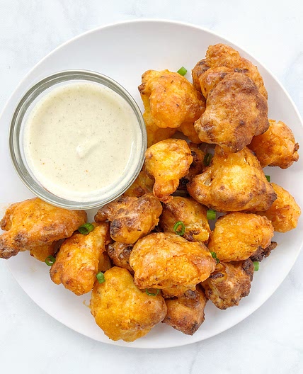 Air Fryer Buffalo Cauliflower Wings