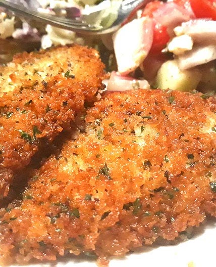 Crunchy-As-Hell Chicken Breast Recipe: This Amazing Italian Chicken Recipe Cooks in 5 Minutes