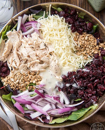 Chicken Cranberry Sunflower Salad