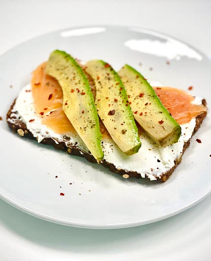 Ricotta Salmon with Avocado