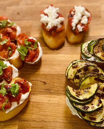 Bruschetta 3 ways