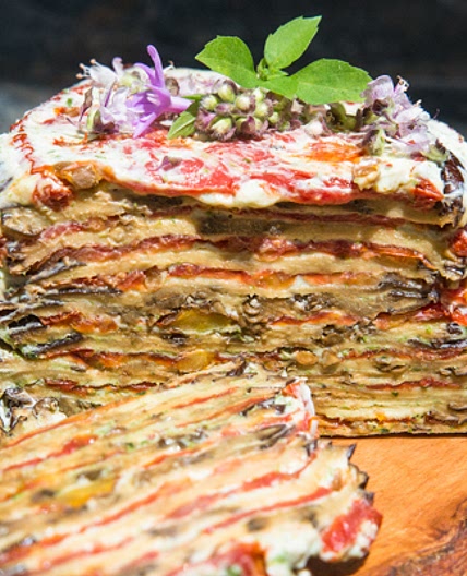 Tomato and Eggplant Terrine