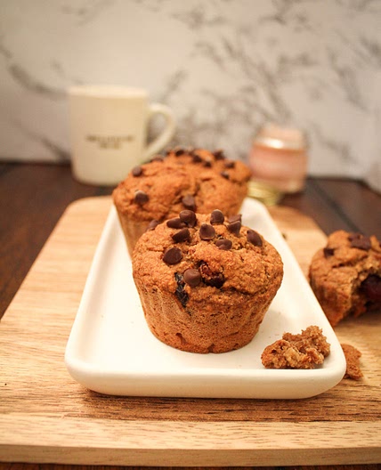 Healthy Banana Oatmeal Muffins