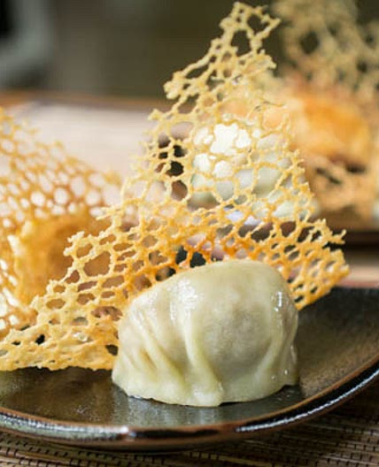 Potstickers with Lacy Wings