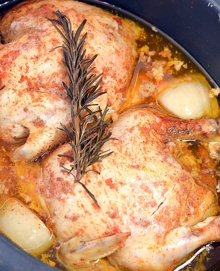 Crockpot Cornish Hens