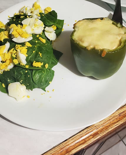 Creamy Chicken Stuffed Peppers