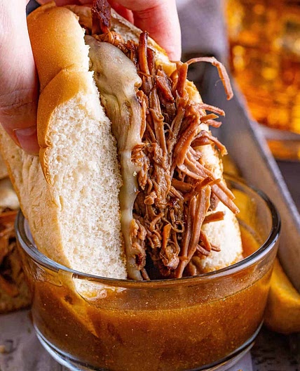 Crock Pot French Dip Sandwiches (+Video)