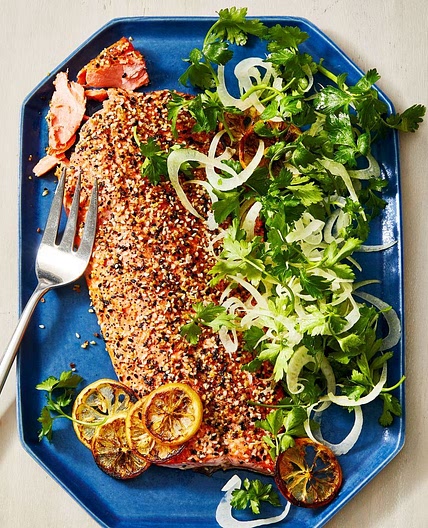 Everything Bagel Crusted Salmon
