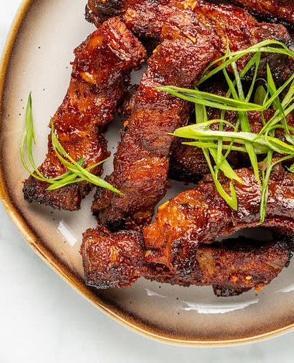 Sweet and spicy Korean ribs