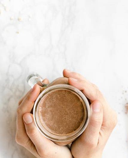 Healthy Pumpkin Spice Hot Chocolate