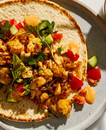 Cauliflower Shawarma With Spicy Tahini