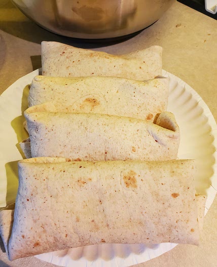 Freezer Bean Burritos