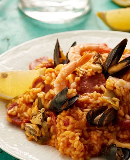 Seafood Risotto with Chorizo
