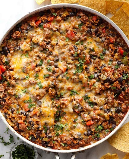 Mexican Ground Beef Skillet