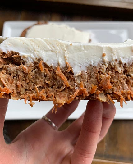 Instant Carrot Cake Bars - lilsipper
