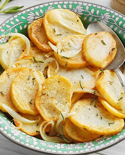 Potatoes Lyonnaise