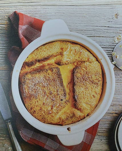 Pudding soufflé au cheddar