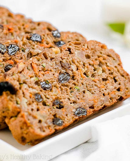 Healthy Morning Glory Zucchini Bread