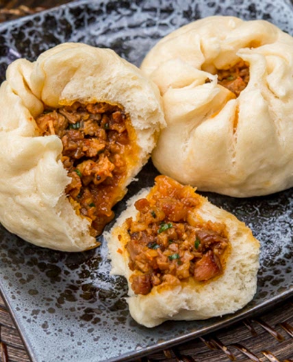 Steamed Buns with BBQ Pork | Char Siu Bao