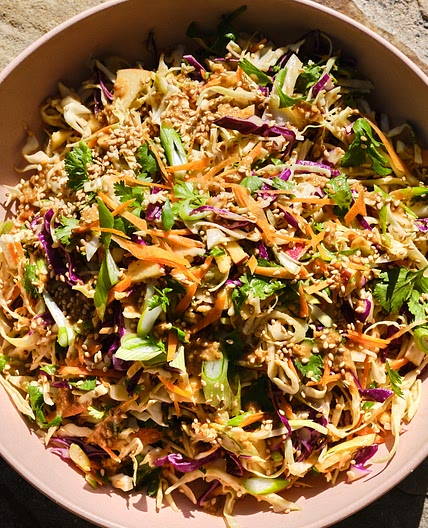 Spicy Sesame Coleslaw