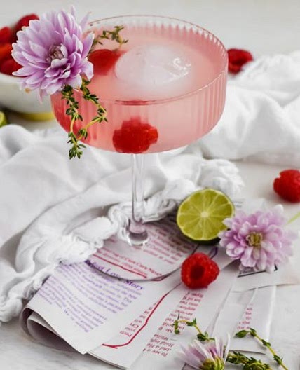 Raspberry Hibiscus Cocktail