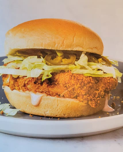 Spicy Air Fried Chicken Sandwich